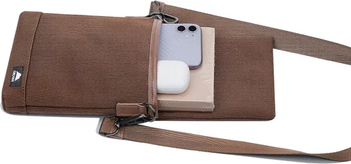 Vista 8 de Croogo Bolso bandolera casual para mujer, bolso de mensajero lateral antirrobo, bolso bandolera de moda para hombre, bolsa de viaje