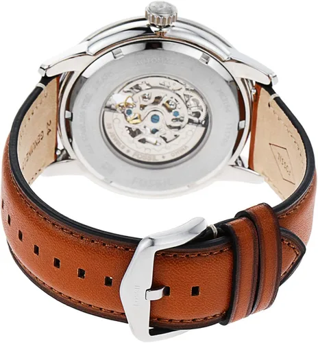 Vista 8 de Fossil - Reloj de pulsera automático y mecánico de estilo Townsman en acero inoxidable para hombre