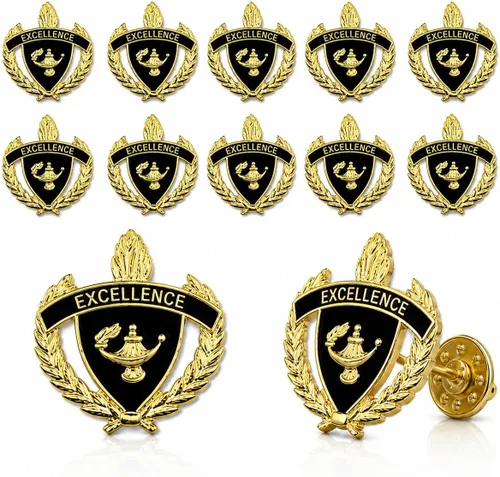 Vista 10 de Shop Awards and Gifts 1 Inch Academic Enamel Lapel Pins Excelencia Académica