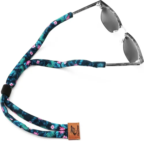 Vista 23 de Pilotfish - Correa para lentes de sol de algodón premium, soporte para gafas de sol - Múltiples opciones de diseño - Soporte para lentes de sol