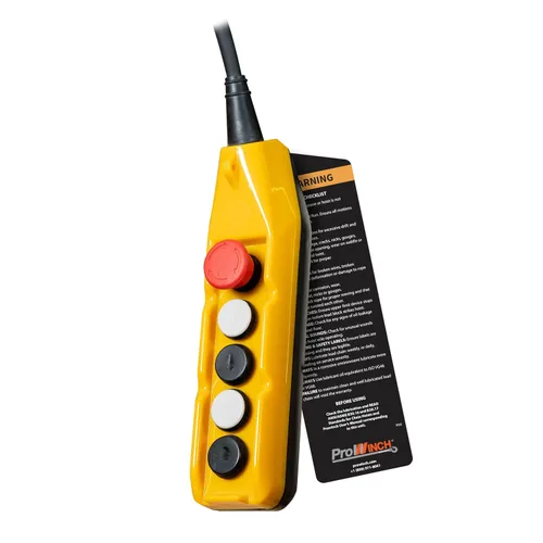 Vista 4 de Prowinch 1/2 tonelada 1100 lb polipasto de cadena eléctrico 110V Power Carro de haz