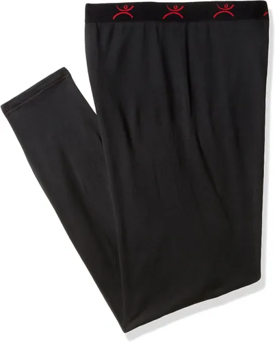 Vista 3 de Terramar Pantalones de forro polar militares para hombre Negro