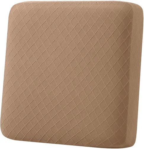 Vista 39 de hyha Fundas de cojín para sofá al aire libre, fundas lavables para sofá seccional, jaspe de diamante, funda elástica para cojín de asiento de sofá