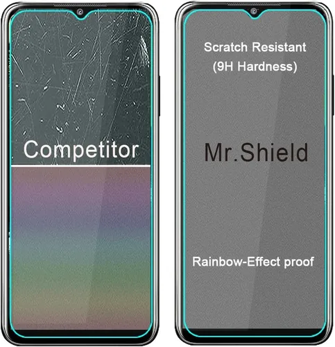 Vista 6 de Mr.Shield Paquete de 3 protectores de pantalla de vidrio templado para Nokia G400 5G [Versión de pantalla de cubierta máxima actualizada] Vidrio