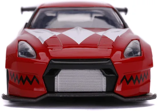 Vista 2 de Jada Toys Power Rangers 1:32 Red Ranger 2009 Nissan GT-R R35 Ben Sopra - Coches fundidos a presión, juguetes para niños y adultos