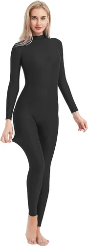Vista 7 de speerise Enterizo de cuerpo entero con cuello alto y cremallera de una pieza para mujeres adultas