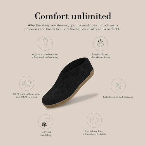 Vista 2 de Glerups A-02 - pantuflas unisex