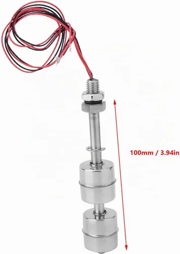 Vista 2 de Interruptor de acero inoxidable, sensor de nivel de agua, doble bola, controlador de nivel de agua, interruptor de sensor para piscina