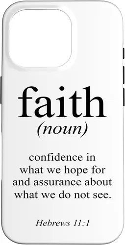 Vista 20 de Religious Jesus Christian Faith Definition Hebrews 11:1 Case for iPhone 17
