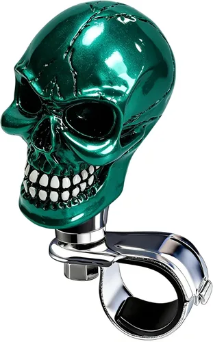 Vista 13 de Pomo Giratorio Impulsor para Volante Perilla Brody con Forma de Calavera Mango de Asistencia Giratorio para Automóvil se Adapta a la Mayoría de Beige