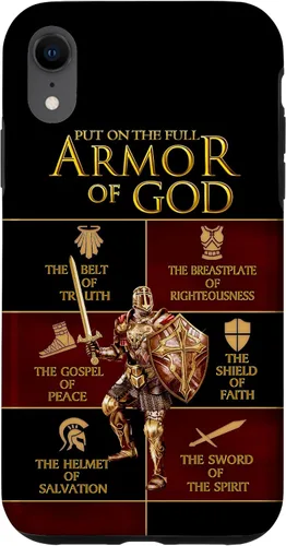 Vista 25 de Warrior of God Put On The Full Armor of God Funda para iPhone 17