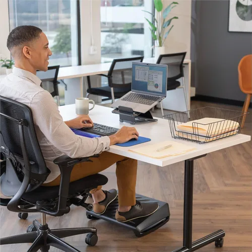 Vista 6 de Fellowes 58021 - Alfombrilla de ratón mediana (azul)
