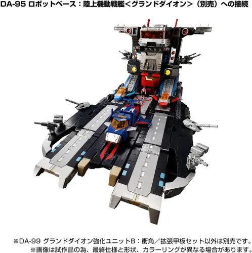 Vista 7 de Takara Tomy Diaclone DA-99 Grand Diion Strengthening Unit B: Blind Angle/Extended Deck Set