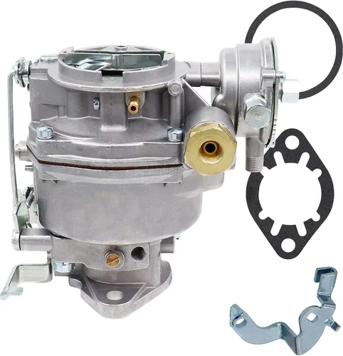 Vista 6 de NENKUTEN Carburador de 1 barril para motores Rochester 235 1957-1961 Chevrolet GMC Chevy Truck 3.8L 3852CC 235Cu 6 motores Cly Choke automático