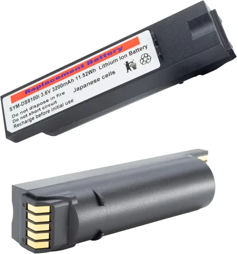 Vista 5 de Batería de repuesto para escáneres de código de barras inalámbricos Zebra DS8178, iones de litio recargable de 3200 mAh vida extendida Sustituye a