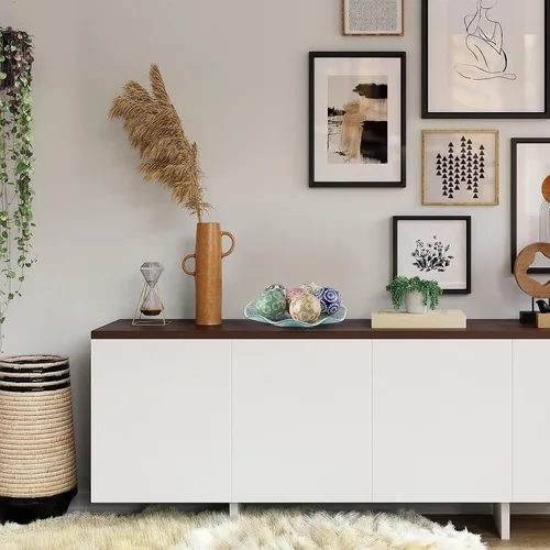 Vista 7 de Bolas decorativas de porcelana, juego de bolas de centro de mesa de 3 pulgadas, esferas de orbes de cerámica flotantes para cuenco, jarrón, cesta