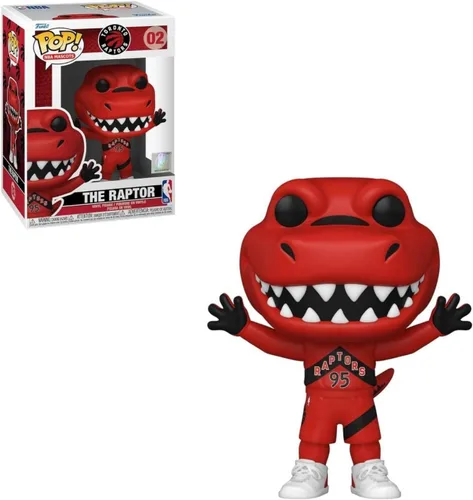 Vista 2 de POP NBA Mascots: Toronto - Raptor Funko Pop! Figura de vinilo (incluye funda protectora compatible con POP Box), multicolor, 3.75 pulgadas