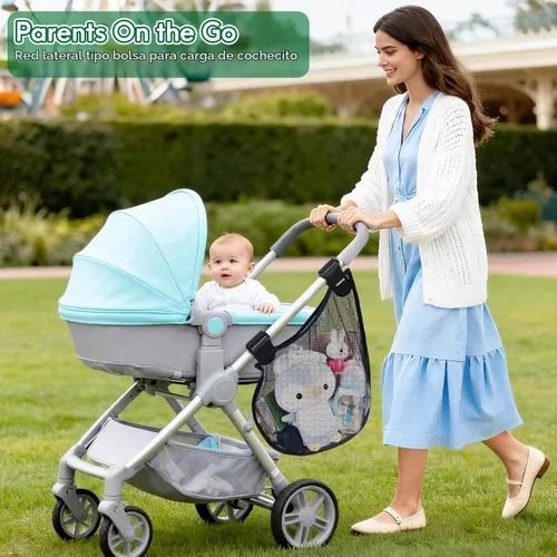 Vista 2 de Red de carga lateral para cochecito: accesorio universal para carrito