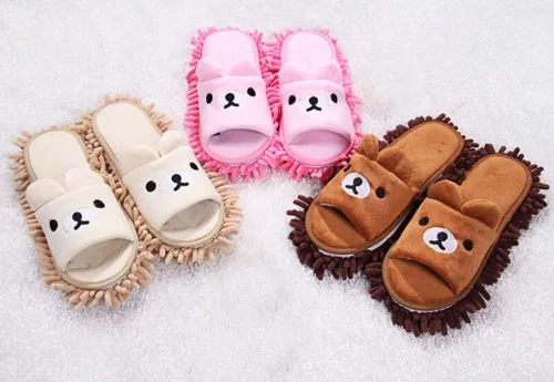 Vista 7 de Super Chenille - Pantuflas lavables de microfibra para mopa, limpieza de suelos y polvo, varios tamaños