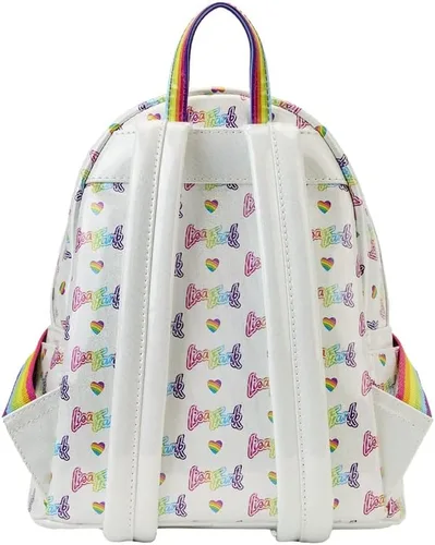 Vista 2 de Mini mochila Lisa Frank Logo Heart Rainbow de Loungefly, Varios