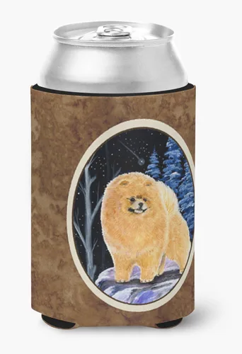Vista 135 de Caroline's Treasures SS8447CC Starry Night English Bulldog - Enfriador para latas o botellas, lavable, funda plegable con aislamiento para bebidas