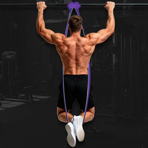 Vista 5 de Pull Up Assitance Bands, 5-Level Resistance Bands for Working Out, Pull Up Bands Set for Men & Women, Exercise Bands for Full-Body Training(5-125LBS)