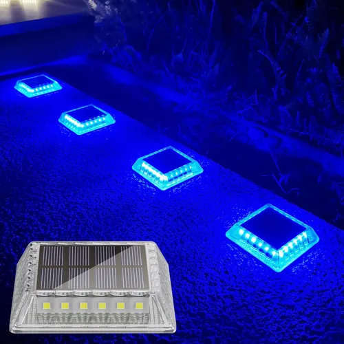 Vista 9 de Lacasa Luz Solar para Exteriores, Juego de 4 Piezas, 30LM, IP68 Resistente al Agua, Luz Solar de Jardín Automática de Encendido/Apagado para Paquete