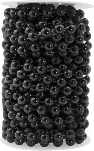 Vista 35 de Mandala Crafts Cadena de guirnalda de perlas negras de imitación de 0.157 in 44 YDs Roll, Durable Fishing Line, Indoor Outdoor, for Wedding Decor