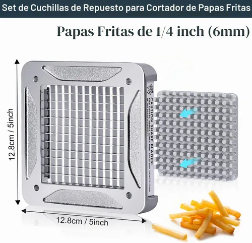 Vista 6 de Sopito - Cortador de papas fritas de repuesto para V6, 1/4 pulgadas