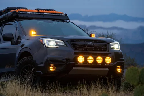 Vista 4 de Rigid Industries Cápsulas de luz LED Amber Pro Spot serie D-SS, par