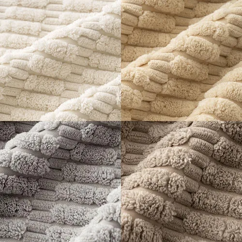 Vista 5 de MIULEE Paquete de 4 fundas de almohada decorativas neutras de 16 x 16 pulgadas para sofá, sala de estar, cama, estilo rústico, granja, bohemio