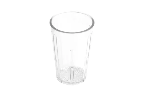 Vista 8 de G.E.T. 8809-1-CL-EC - Vasos facetados de plástico irrompibles resistentes a prueba de golpes, 9 onzas, transparente (juego de 4)