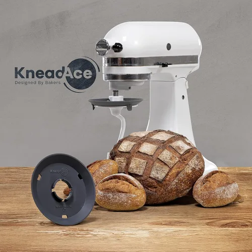 Vista 5 de KneadAce Protector de gancho para masa para ayuda de cocina, evita que tu masa suba y obstruya tu batidora. Accesorio mezclador sin desorden