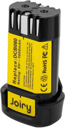 Vista 12 de Joiry Batería de repuesto de iones de litio de 8 V 2000 mAh con mayor seguridad y mayor tiempo de funcionamiento, compatible con herramientas 1 x