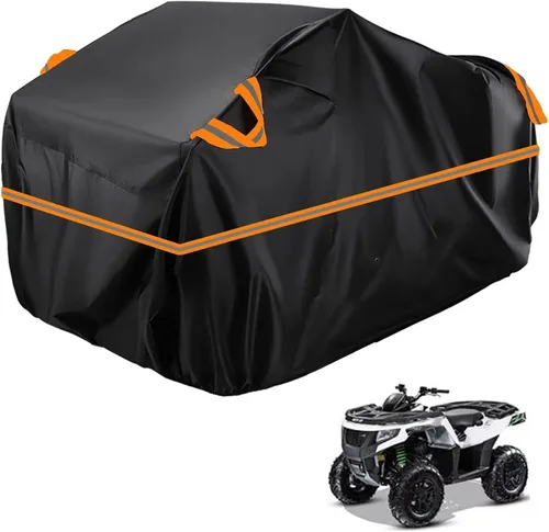 Vista 100 de Cubierta para ATV impermeable compatible con Arctic Cat H1 EFI TRV Cruiser 4x4 2011, cubierta de 210D para vehículos de 4 ruedas, cubierta para quad