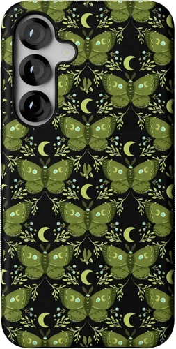 Vista 86 de Casely Funda para Galaxy S9 Postura de cadáver Yoga de esqueleto Diseño protector delgado esencial de doble capa