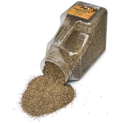 Vista 5 de Gel Spice Malla de pimienta negra molida gruesa 18-24 - Tamaño del servicio de alimentos - 5 libras