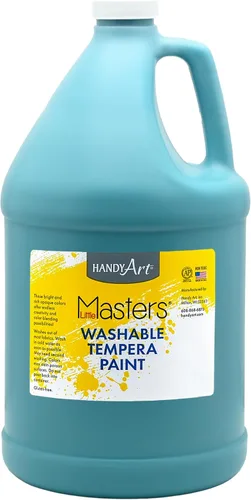 Vista 45 de Handy Art Little Masters - Pintura lavable, 16 onzas, color negro Bright & Mixable, High Opacity, Washable Colors for Classroom, Students, Kids