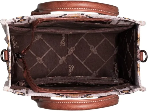 Vista 4 de Wrangler Tote Bag for Women Aztec Top Handle Satchel Purse Boho Shoulder Handbags