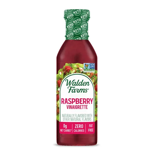 Vista 25 de Walden Farms Vinagreta balsámica de pera y blanca, sin calorías, sin gluten, baja en carbohidratos, apta para dieta cetogénica, vegana, sin azúcar