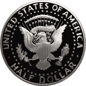 Vista 2 de 1972 S Gem Proof Kennedy Medio Dólar Moneda US