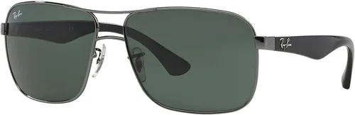 Vista 2 de Ray-Ban Gafas de sol cuadradas de metal Rb3516 para hombre
