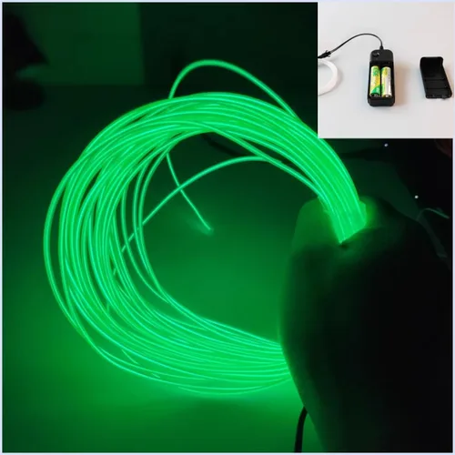 Vista 13 de Tira de luces LED de 360° – con opciones de alimentación de batería/USB – Luces LED flexibles para dormitorio, decoración del hogar, diseños