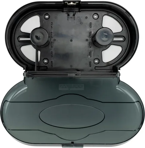 Vista 5 de Winco TD-220 - Dispensador de papel higiénico de doble rollo, color negro