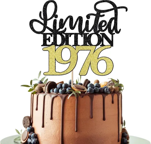 Vista 10 de Decoración para tartas de edición limitada de 1935, decoración de pastel de feliz cumpleaños 90, hombres y mujeres animan 90 años/90 y fabulosa