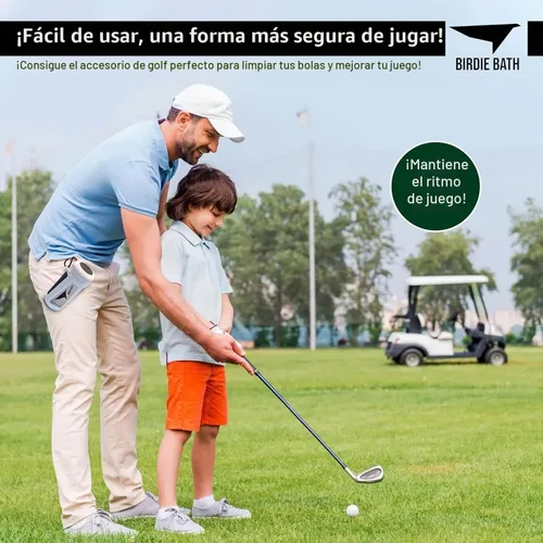 Vista 9 de Birdie Bath Portable Golf Ball Cleaner - Ultimate Personal Golf Ball Washer