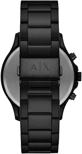Vista 3 de Armani Exchange Hampton Reloj de cuarzo para hombre, Negro -, Pulsera
