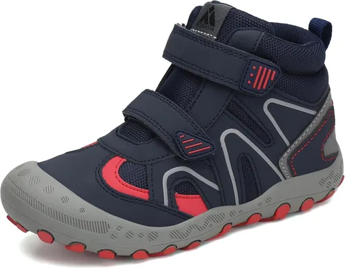 Vista 16 de Mishansha Botas de Senderismo para Niños Pequeños Niñas Niños Zapatos de Senderismo Resistentes al Agua Anti-Colisión Antideslizantes Atléticas