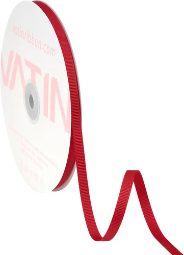 Vista 125 de VATIN Cinta de Grogrén Negra, 1-1/2" x 50 Yardas Continuas, Cinta de Grogrén de Poliéster Negra, Usar para Lazos de Bricolaje, Accesorios