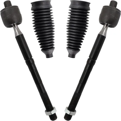 Vista 230 de TRQ Kit de dirección delantera con barra de acoplamiento de fuelle de piñón y cremallera compatible con Toyota Echo 2000-2005